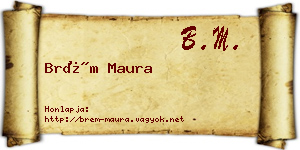 Brém Maura névjegykártya